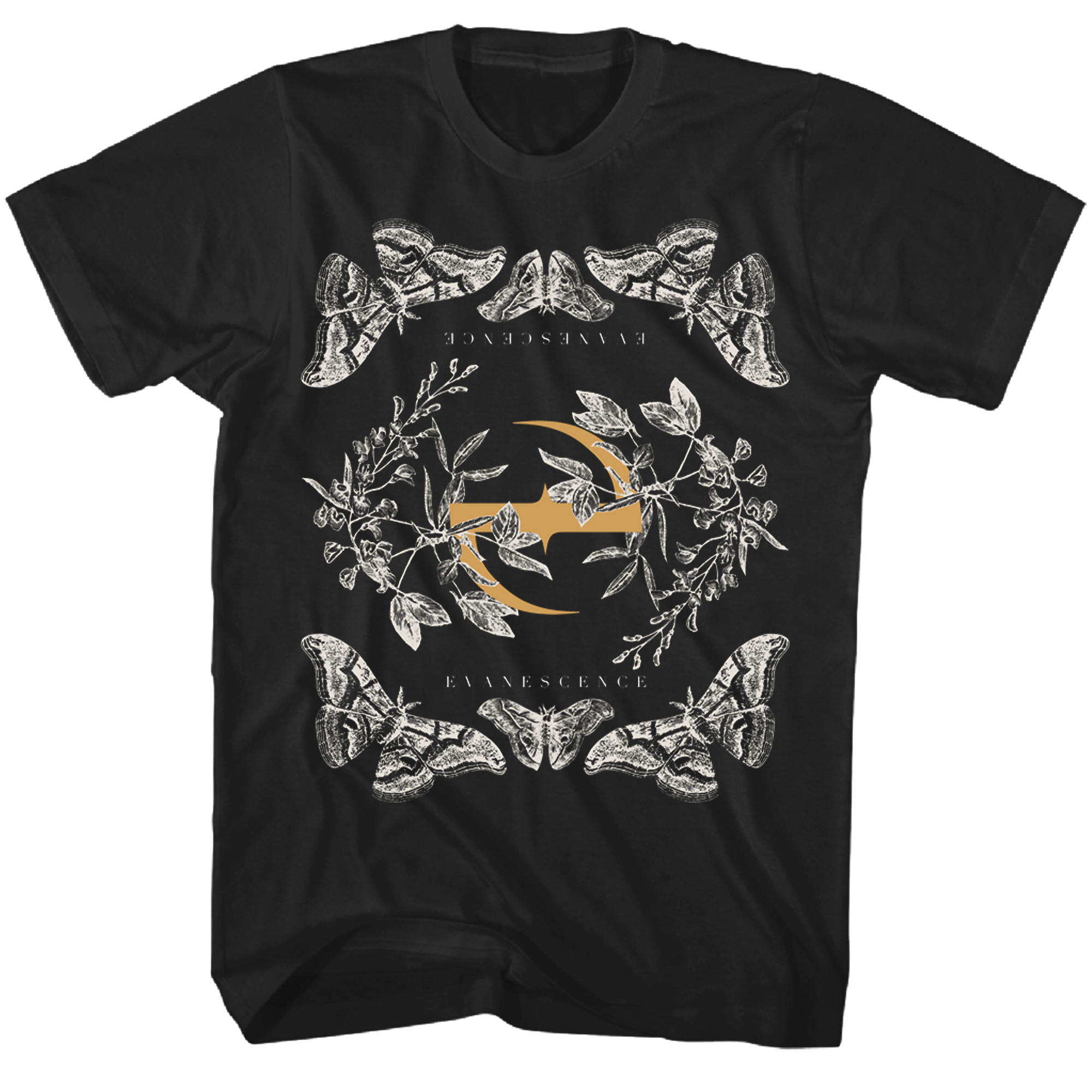 EVANESCENCE "EVANESCENCE BUTTERFLY LOGO" T-SHIRT