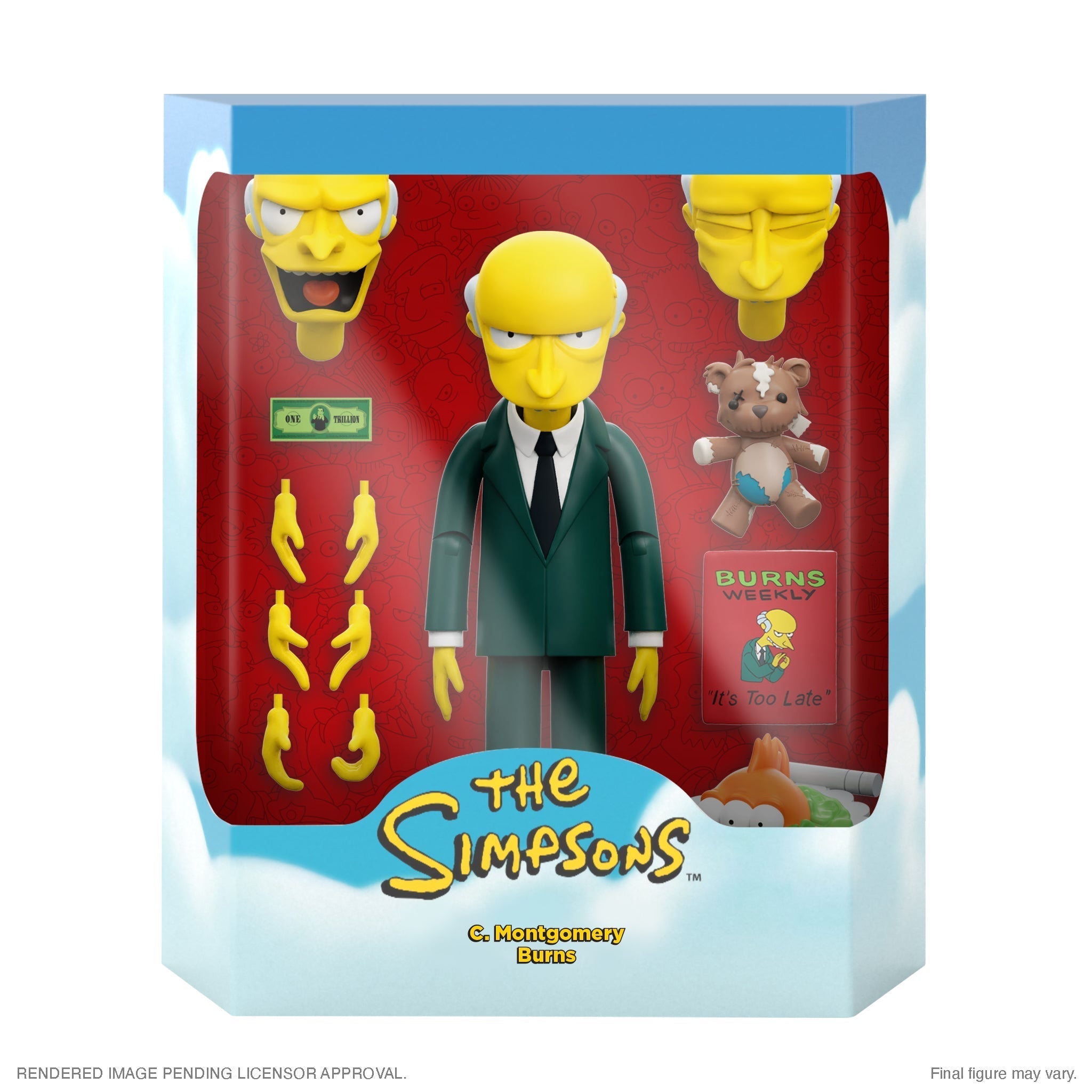 ULTIMATES! THE SIMPSONS WAVE 3 - MONTGOMERY BURNS FIGURE