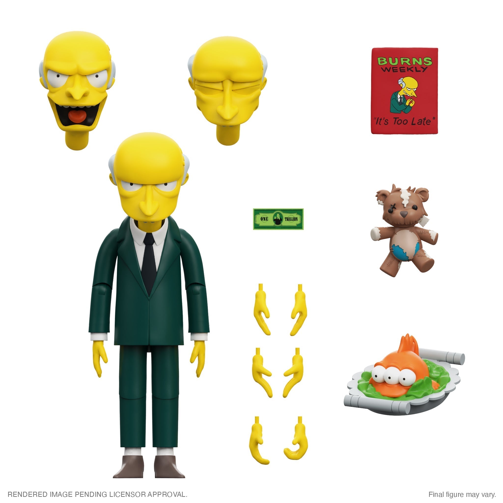 ULTIMATES! THE SIMPSONS WAVE 3 - MONTGOMERY BURNS FIGURE