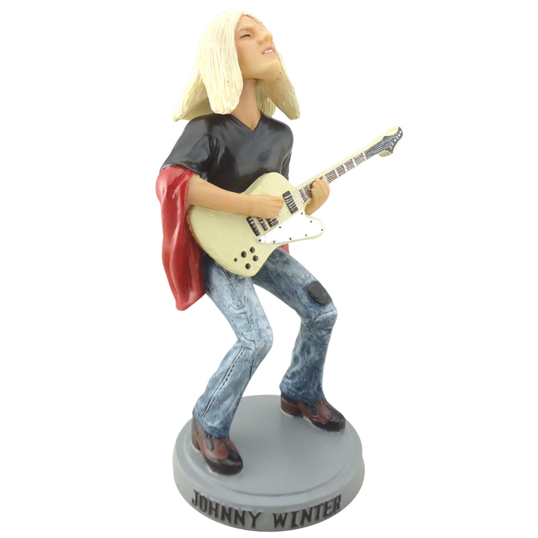 JOHNNY WINTER 'CAPTURED LIVE' BOBBLEHEAD *BLEMISHED BOX*