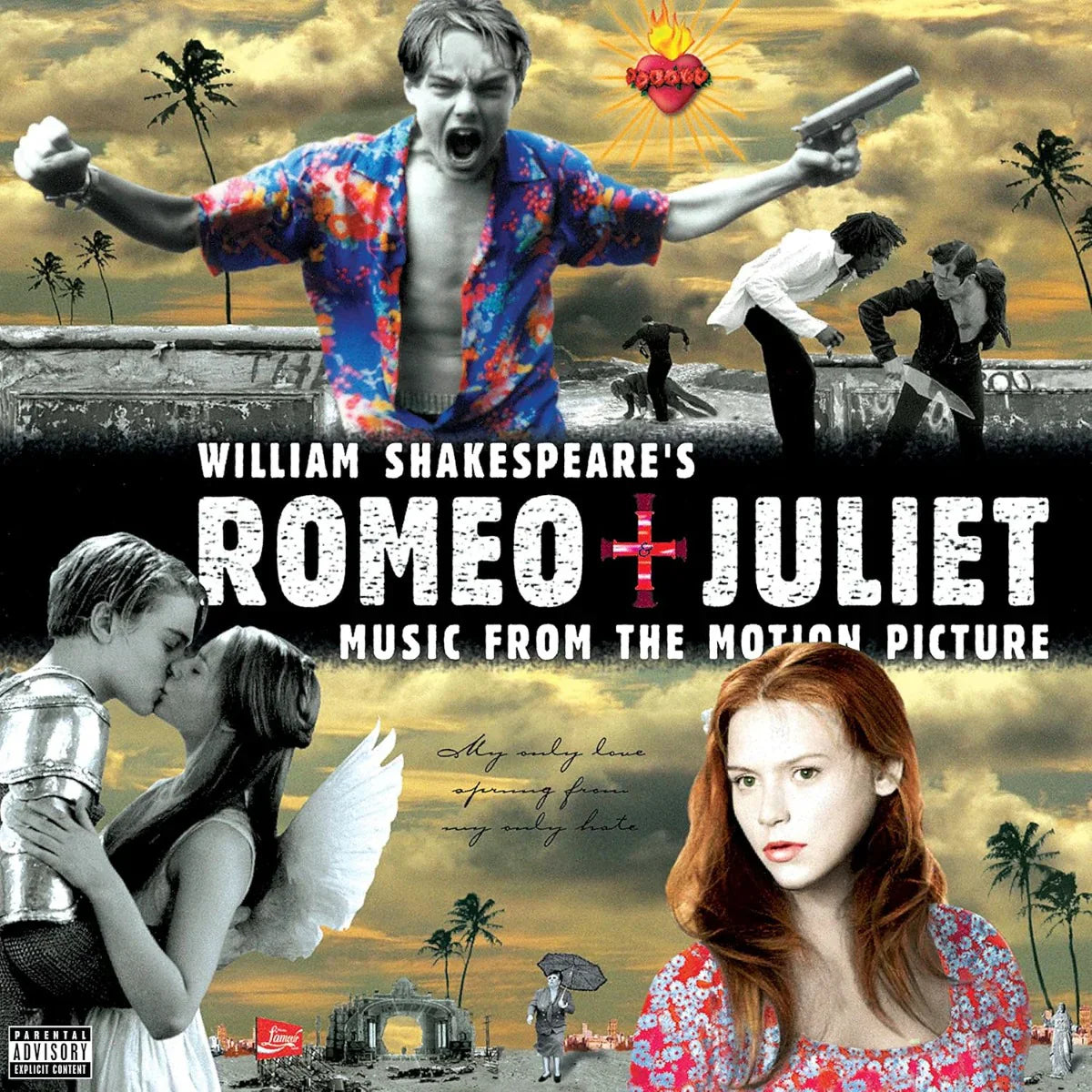 WILLIAM SHAKESPEARE'S ROMEO + JULIET SOUNDTRACK LP