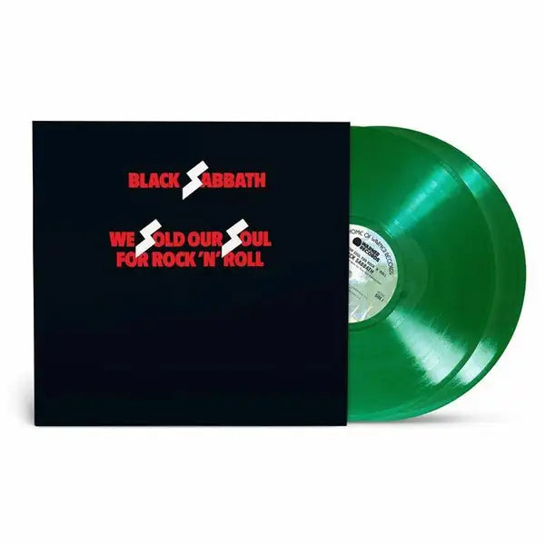 BLACK SABBATH 'WE SOLD OUR SOUL FOR ROCK 'N' ROLL' 2LP (180 Gram Clear Green Vinyl)