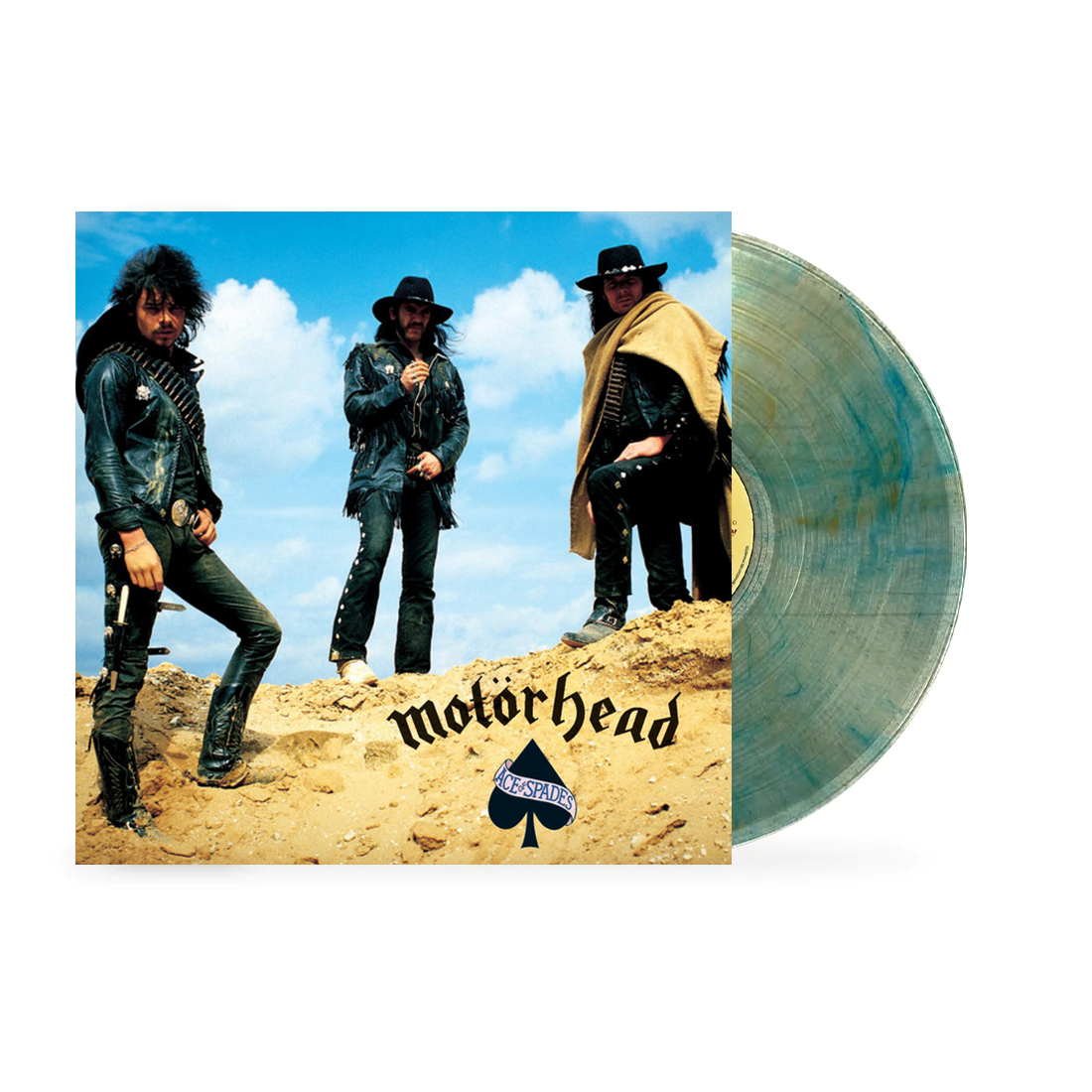 MOTÖRHEAD 'ACE OF SPADES' LP (Clear w/ Cream & Blue Swirls)