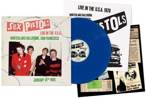 Sex Pistols Live in the USA 1978 Winterland Ballroom San Francisco LP Blue