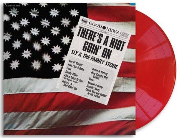 SLY & THE FAMILY STONE 'THERE'S A RIOT GOING ON' RED LP