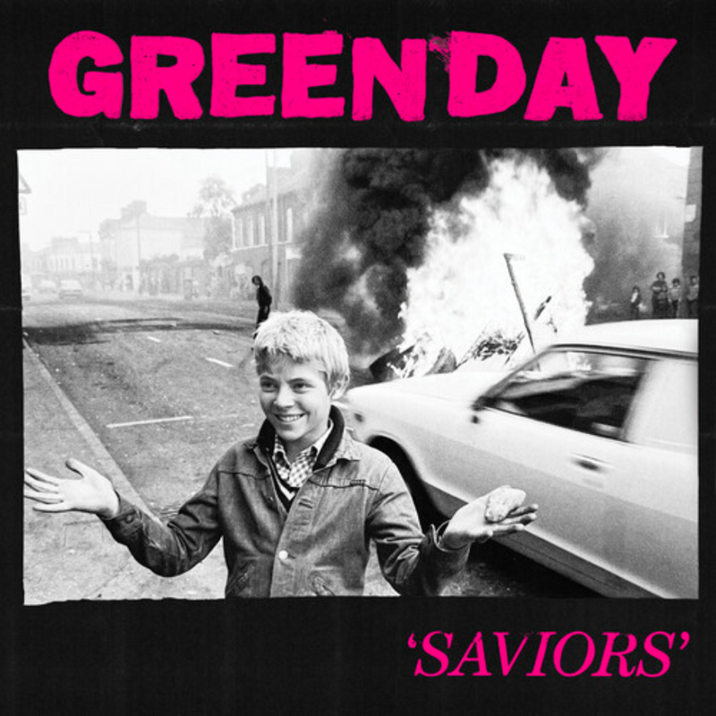 GREEN DAY 'SAVIORS' LP (Pink & Black Vinyl)