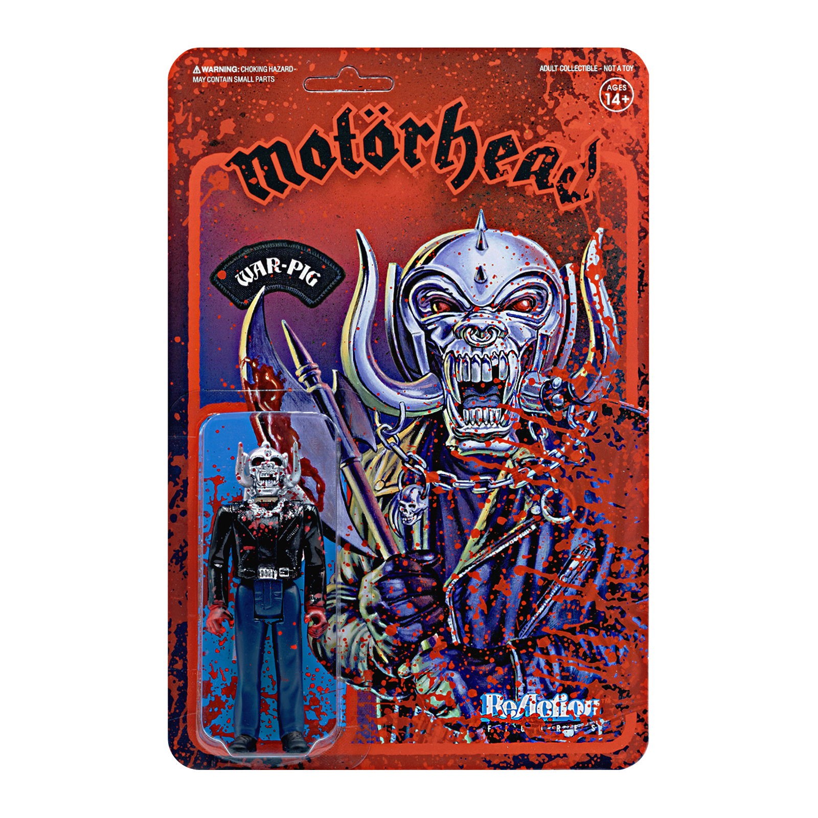 MOTORHEAD REACTION FIGURE 'WARPIG' BLOODY EDITION