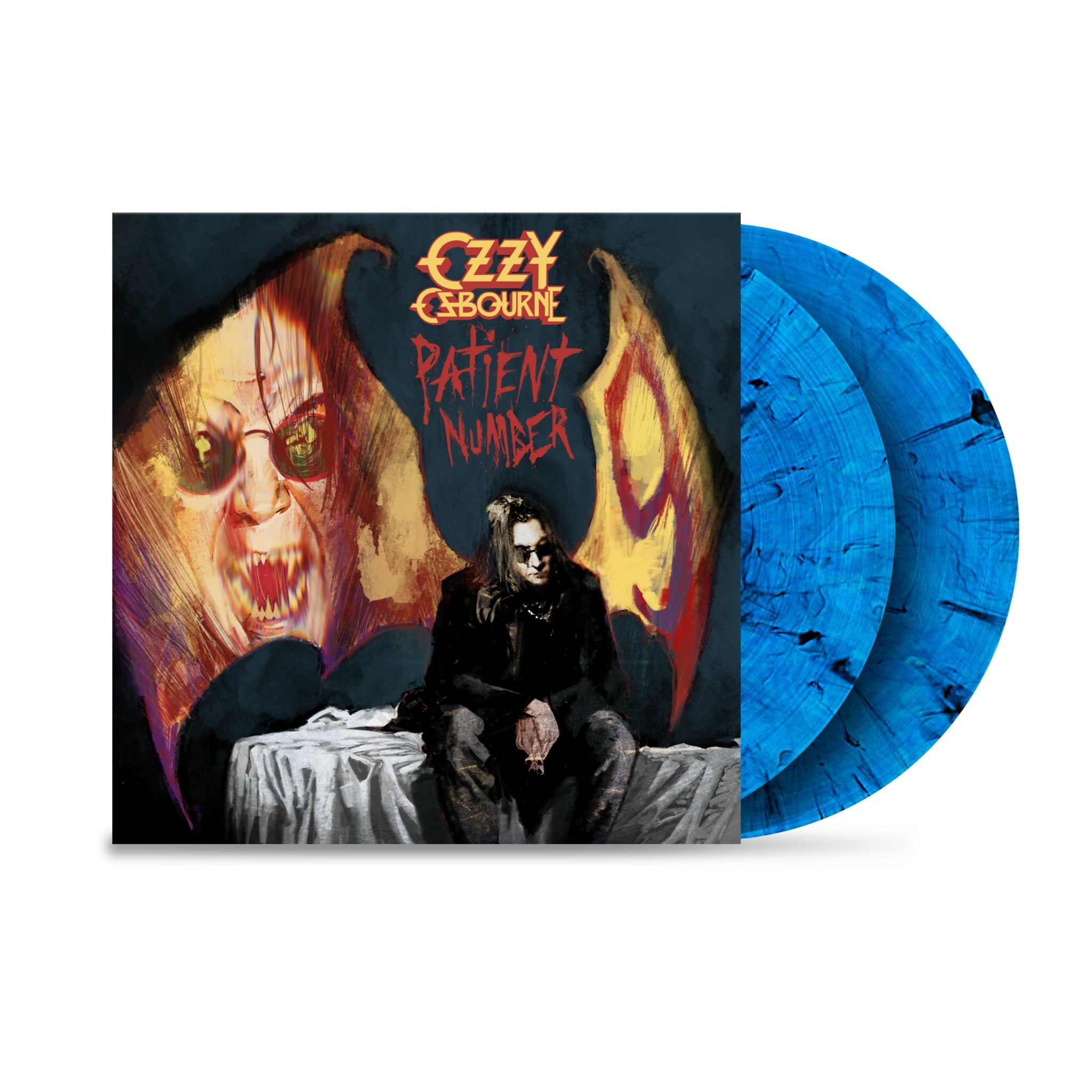 OZZY OSBOURNE 'PATIENT NUMBER 9' 2LP (Blue Smoke Vinyl & Gold Foil Comic Book)