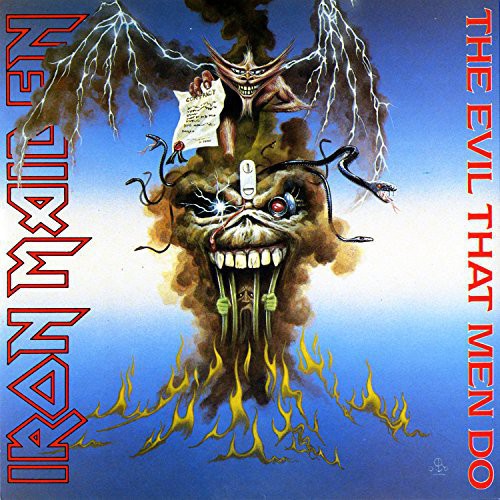 IRON MAIDEN  'EVIL THAT MEN DO' 7"