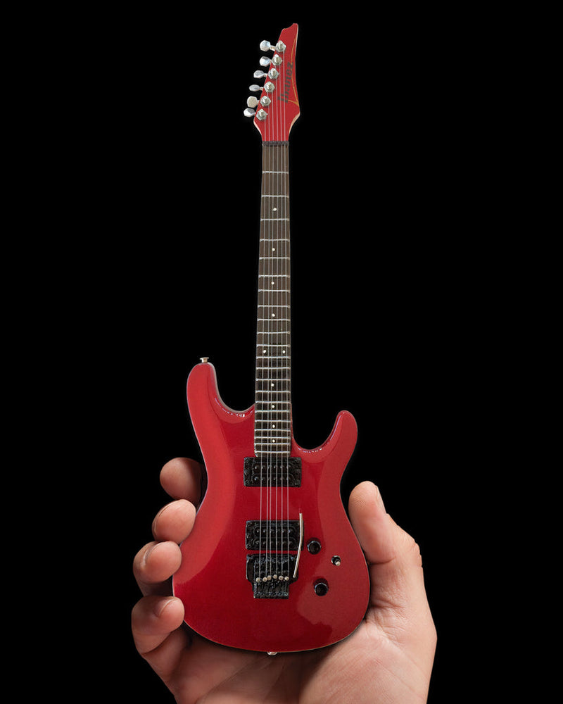 JOE SATRIANI - SIGNATURE CANDY APPLE RED MINIATURE GUITAR REPLICA COLLECTIBLE