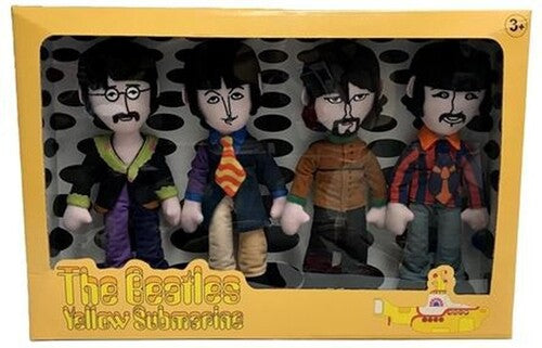 THE BEATLES 4 BAND MEMBER PLUSH BOX SET