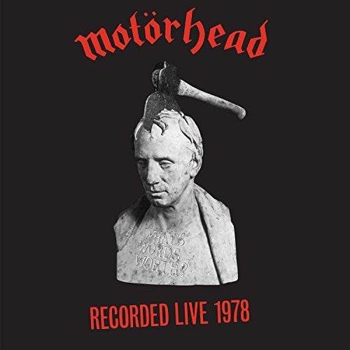 MOTORHEAD 'WHAT'S WORDS WORTH' LP (Red Lobster Vinyl, Import)