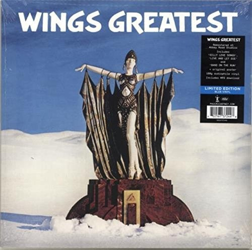 PAUL MCCARTNEY 'WINGS GREATEST' LP (Limited Edition, Blue Vinyl)