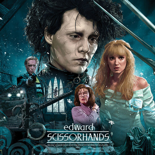 EDWARD SCISSORHANDS SOUNDTRACK 2LP (30th Anniversary Deluxe Edition, Blue Vinyl, Music by Danny Elfman)