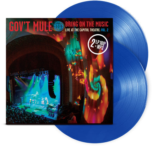 GOV'T MULE 'BRING ON THE MUSIC - LIVE AT THE CAPITOL THEATRE: VOL. 2' 2LP (Blue Vinyl)