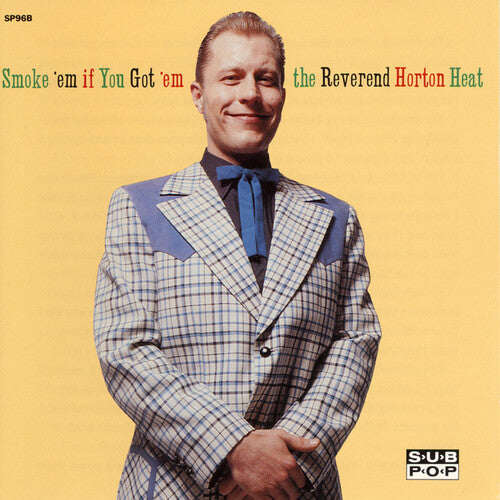 REVEREND HORTON HEAT 'SMOKE 'EM IF YOU GOT 'EM' LP (Clear Vinyl)