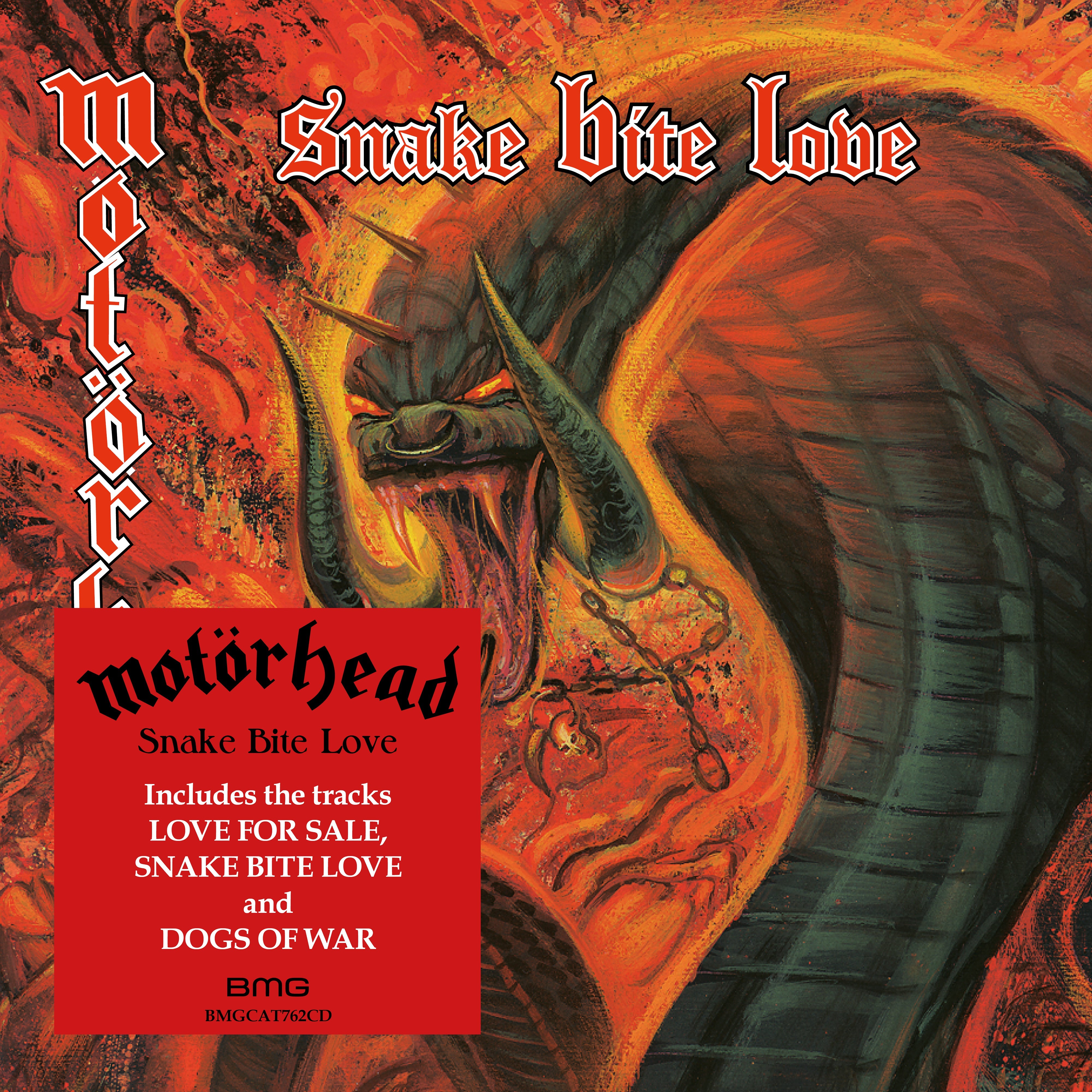 MOTÖRHEAD 'SNAKE BITE LOVE' LP (Red Vinyl)