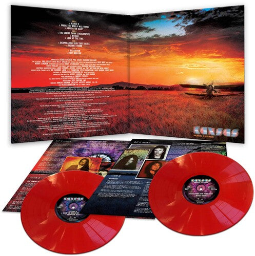 KANSAS 'SOMEWHERE TO ELSEWHERE' 2LP (Red Vinyl)