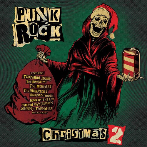PUNK ROCK CHRISTMAS II LP (White Vinyl, Featuring Tsunami Bombs, The Rumjacks, The Members & more)