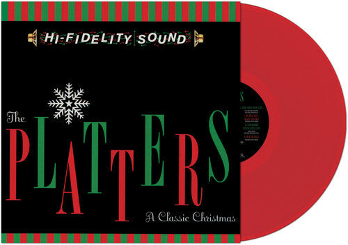 THE PLATTERS 'CLASSIC CHRISTMAS' LP (Red Vinyl)