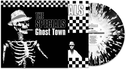 THE SPECIALS 'GHOST TOWN' LP (Black & White Splatter Vinyl)