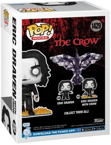 THE CROW ERIC DRAVEN W/ CROW FUNKO POP! MOVIES FIGURE