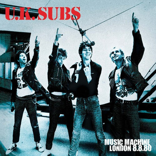 UK SUBS 'MUSIC MACHINE LONDON 8/8/80' LP (Red Vinyl)