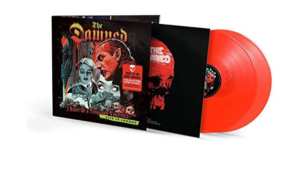 THE DAMNED 'A NIGHT OF A THOUSAND VAMPIRES' 2LP (Transparent Red Vinyl)