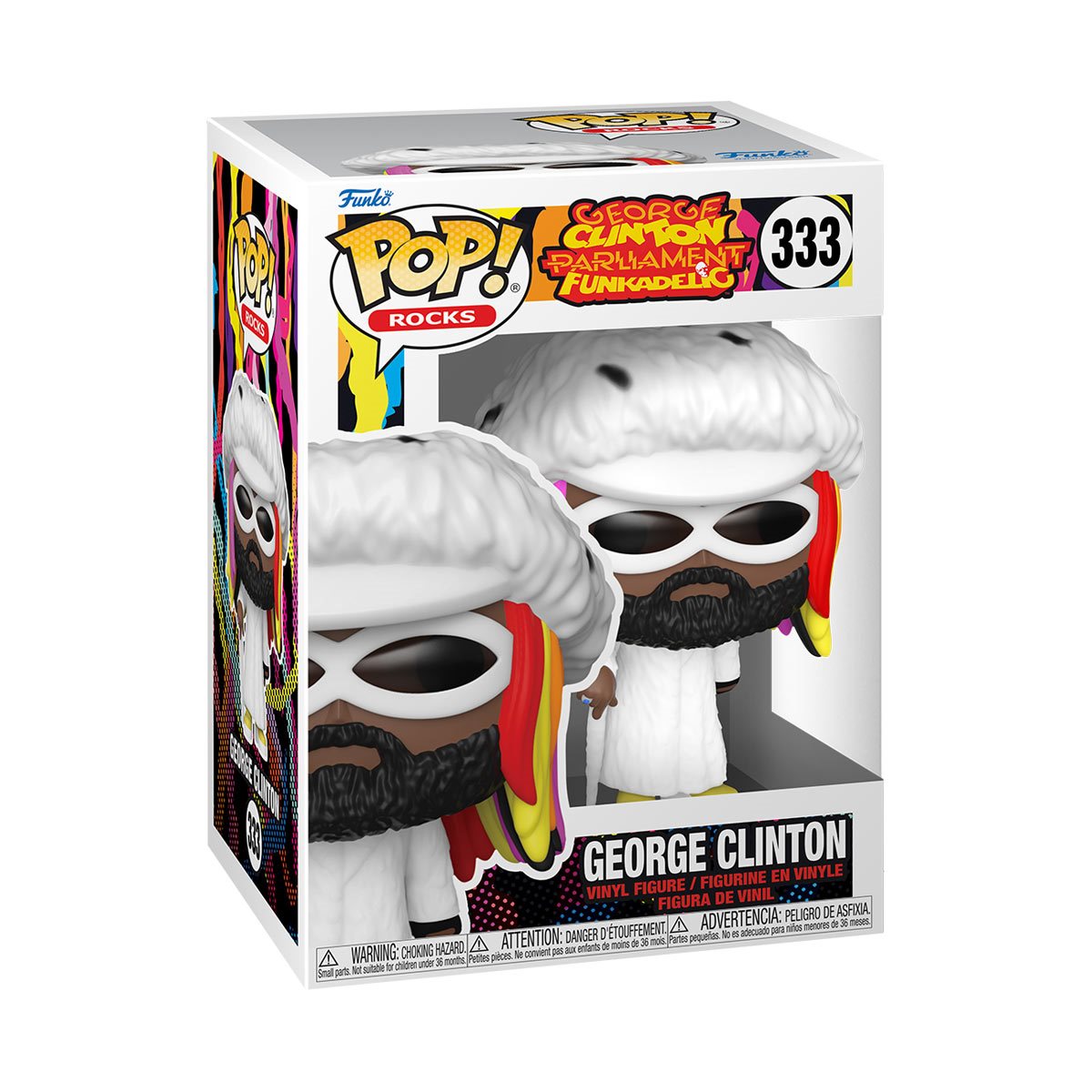 GEORGE CLINTON #333 FUNKO POP! ROCKS FIGURE