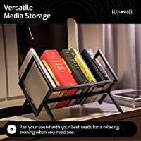 HUDSON HI-FI: KENSINGTON VINYL RECORD STORAGE BLACK HOLDER