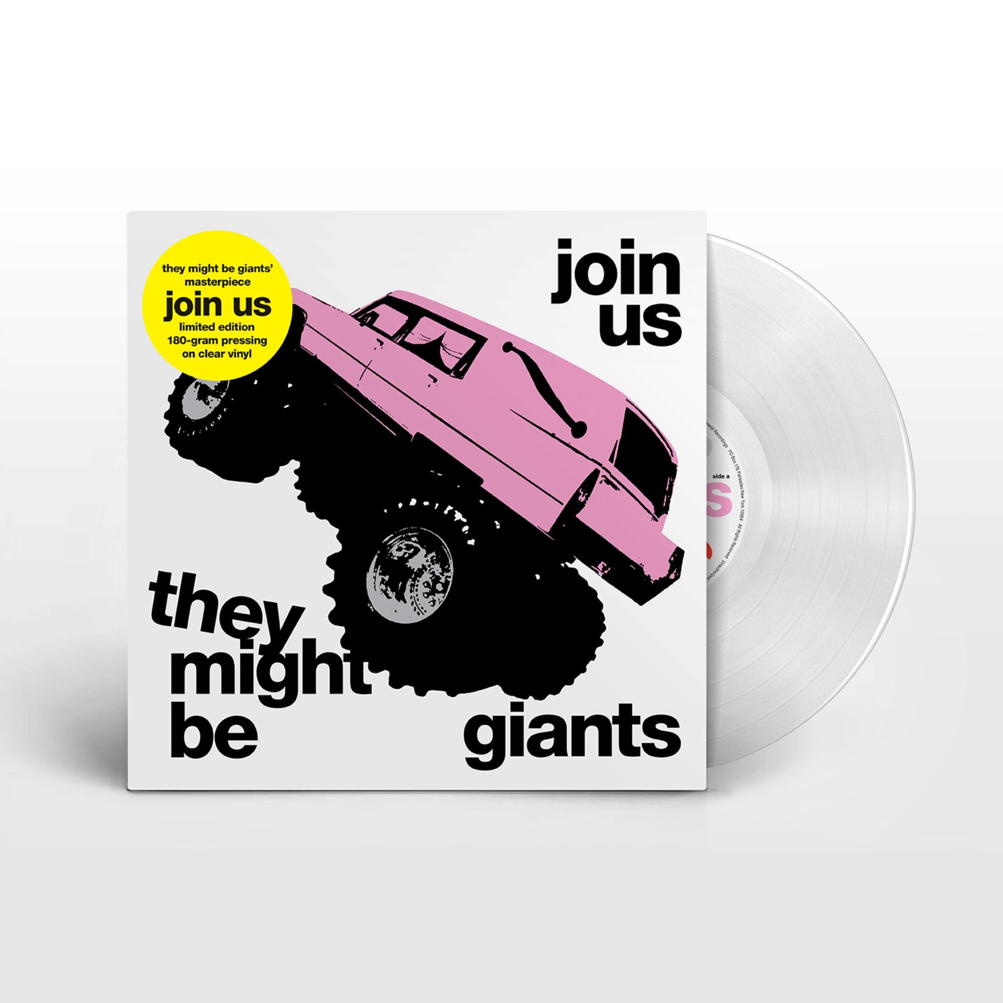 THEY MIGHT BE GIANTS 'JOIN US' LP (White Vinyl)