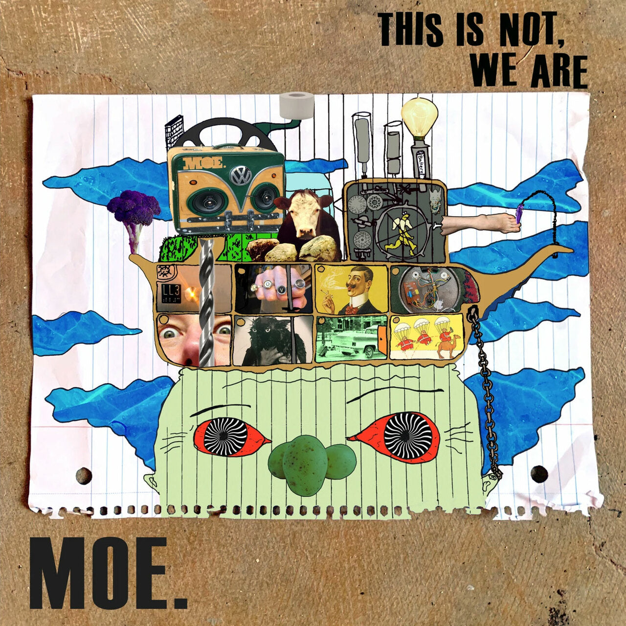 MOE. 'THIS IS NOT, WE ARE' LP (Blue Galaxy Vinyl)