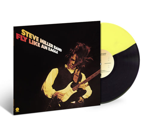 STEVE MILLER BAND 'FLY LIKE AN EAGLE' BLACK AND YELLOW LP