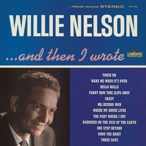 WILLIE NELSON 'AND THEN I WROTE' LP (Blue Vinyl)