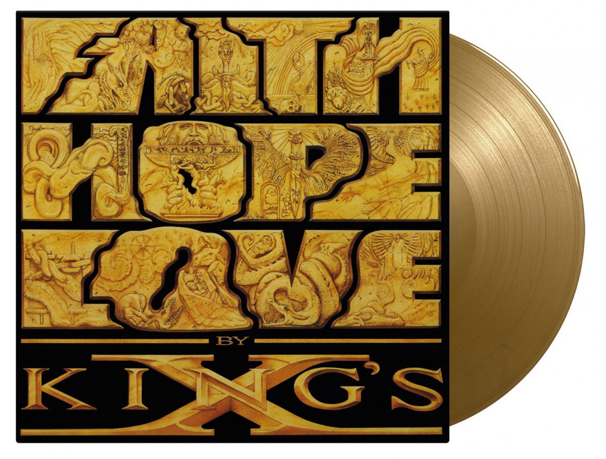 KING'S X 'FAITH HOPE LOVE' 2LP (Gold Vinyl, Import)