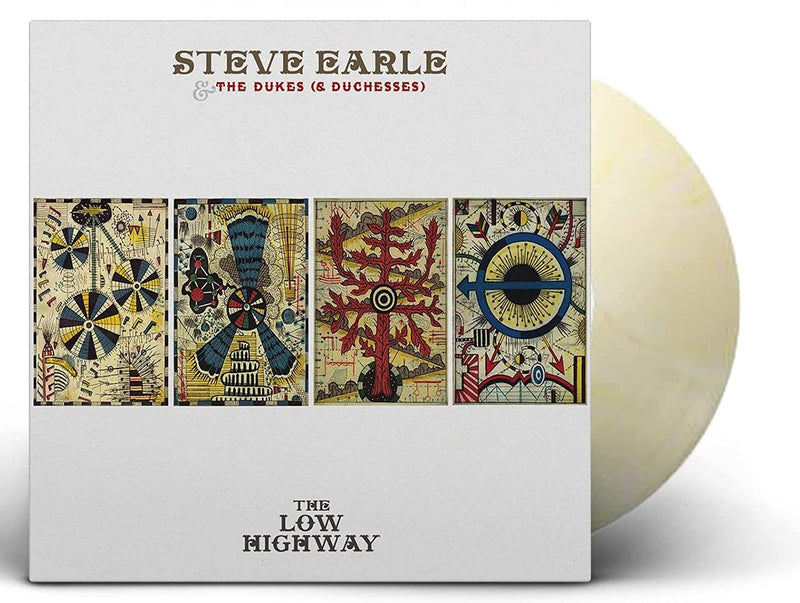 STEVE EARLE & THE DUKES (& DUCHESSES) 'THE LOW HIGHWAY' LP (BUTTER CREAM  VINYL)
