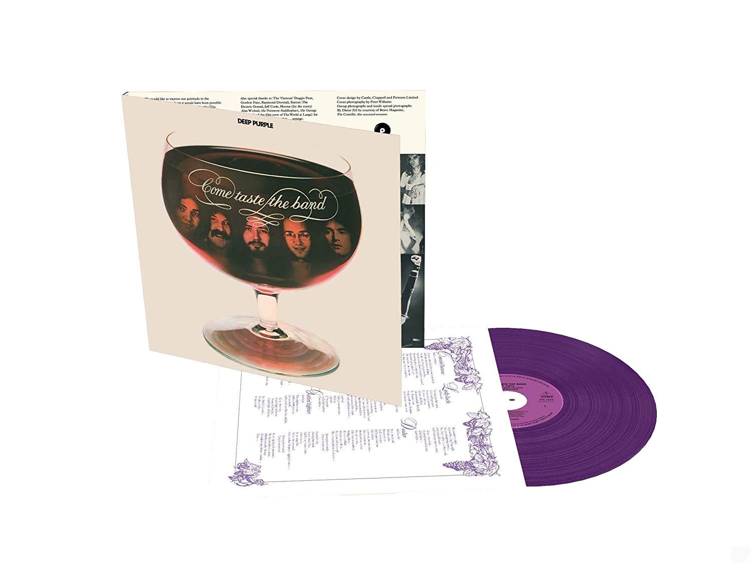 DEEP PURPLE 'COME TASTE THE BAND' LP (Purple Vinyl)