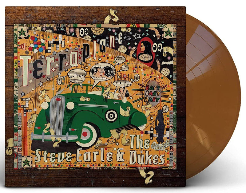 STEVE EARLE & THE DUKES 'TERRAPLANE' LP (TRANSPARENT GOLD VINYL)