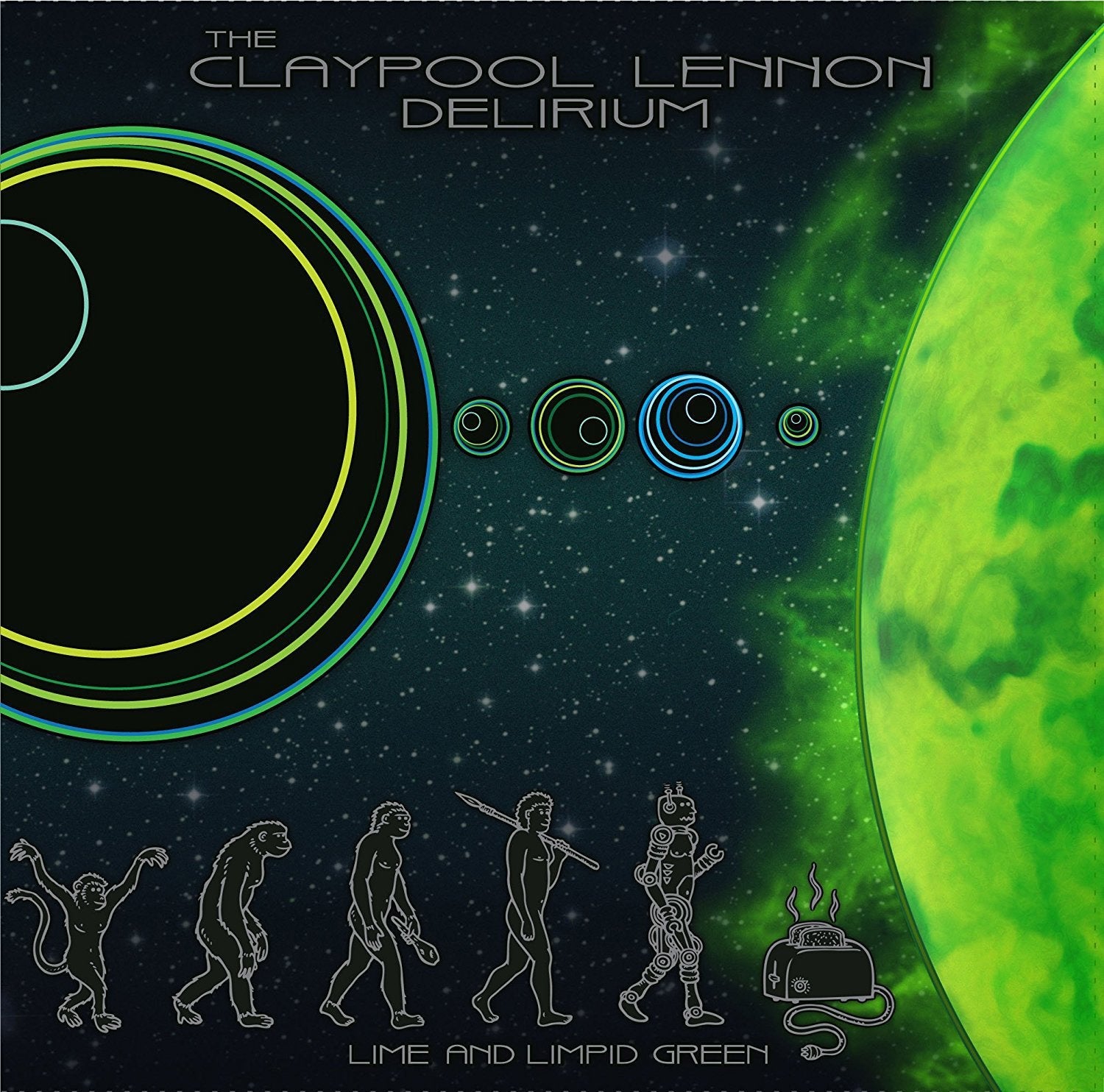 THE CLAYPOOL LENNON DELIRIUM 'LIME & LIPID GREEN' 10" EP