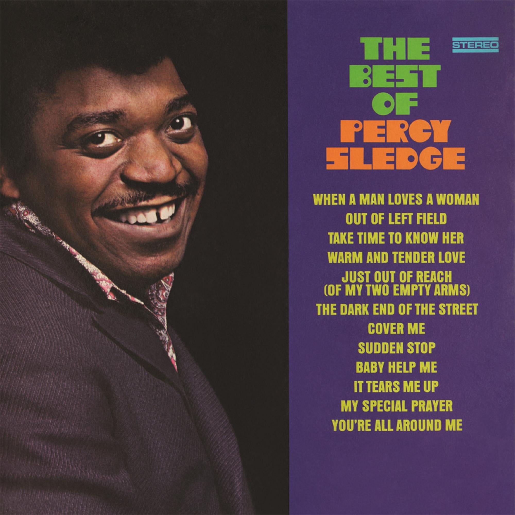 PERCY SLEDGE 'THE BEST OF PERCY SLEDGE' LP (Gold Vinyl)