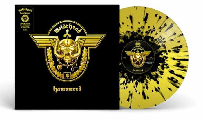MOTORHEAD 'HAMMERED' LP (20th Anniversary Edition, Gold & Black Splatter Vinyl)