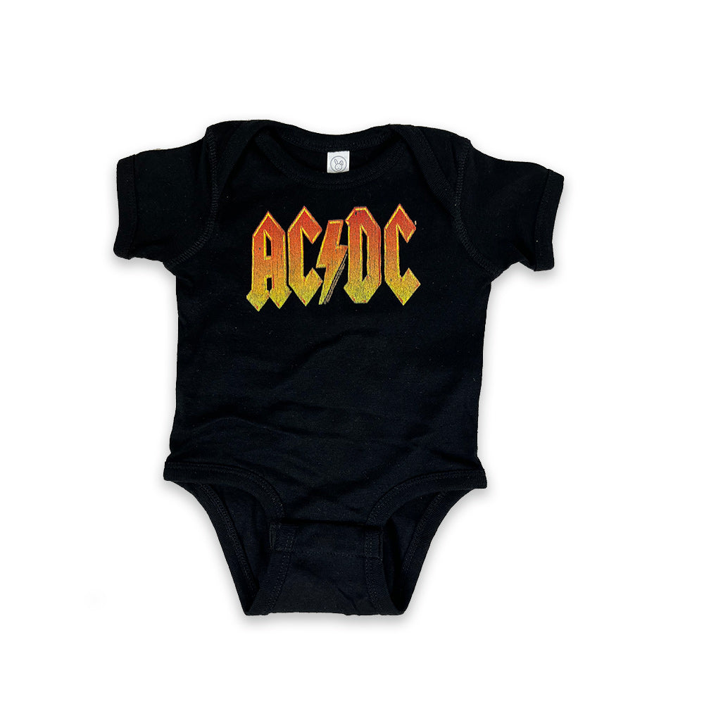 AC/DC 'DISTRESSED LOGO' ONESIE