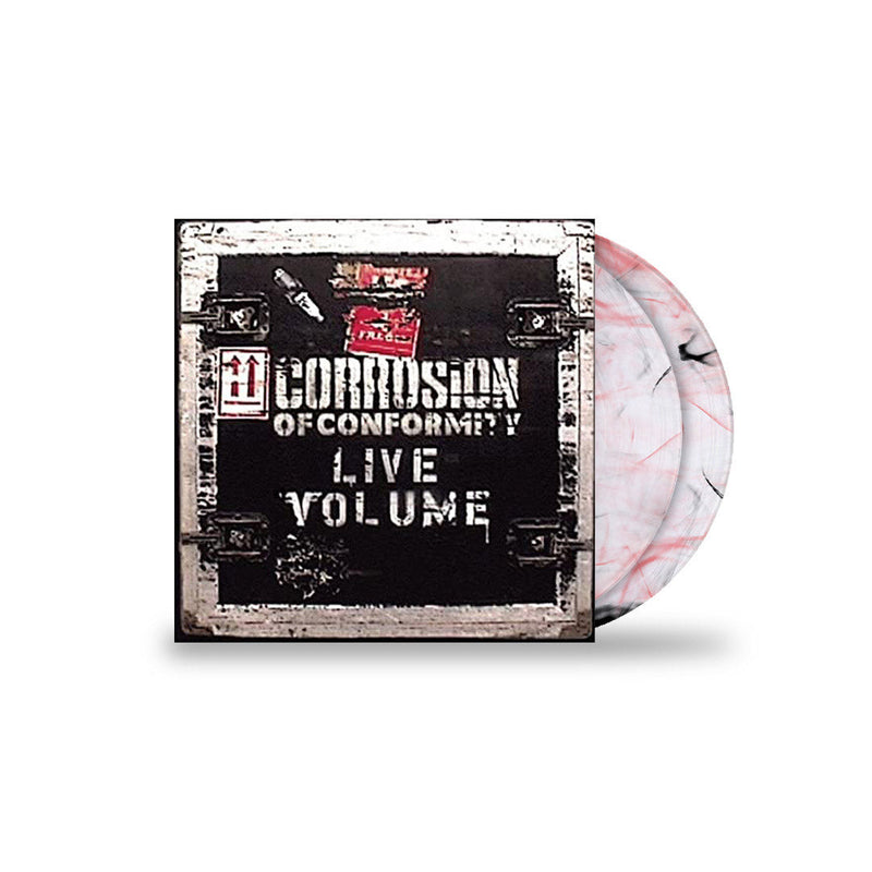 CORROSION OF CONFORMITY ‘LIVE VOLUME’ 2LP (Limited Edition – Only 150 made, "Clear with Red and Black Smoke" Vinyl)