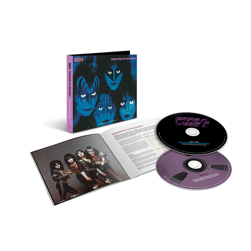 KISS 'CREATURES OF THE NIGHT' 2CD (Deluxe 40th Anniversary Edition)