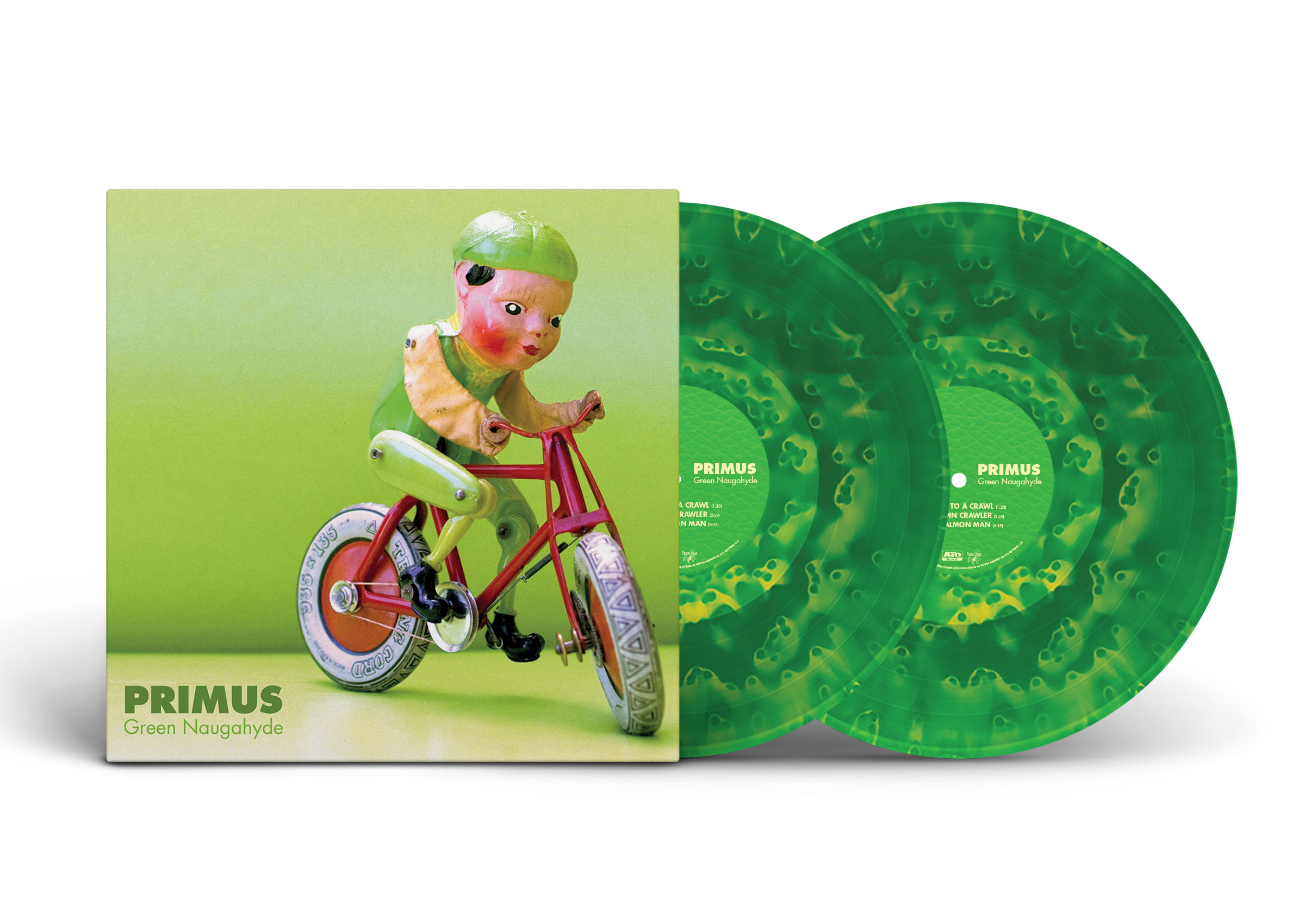 PRIMUS 'GREEN NAUGAHYDE' 2LP (Ghostly Green Vinyl)