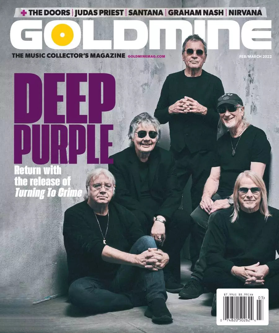 GOLDMINE MAGAZINE: FEB/MARCH 2022 ISSUE FEATURING DEEP PURPLE