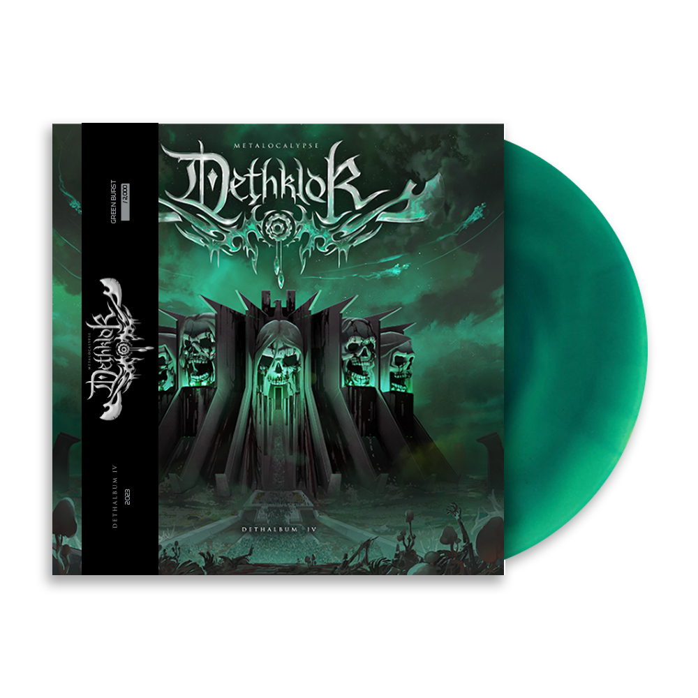 DETHKLOK 'DETHALBUM IV' GREEN BURST LP + DETHKLOK x REVOLVER SPECIAL COLLECTOR'S EDITION