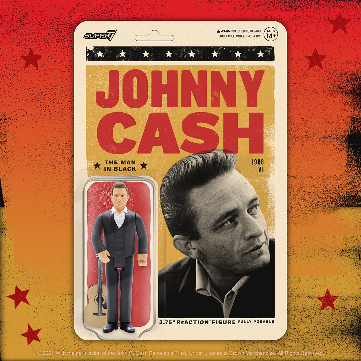 JOHNNY CASH REACTION FIGURE