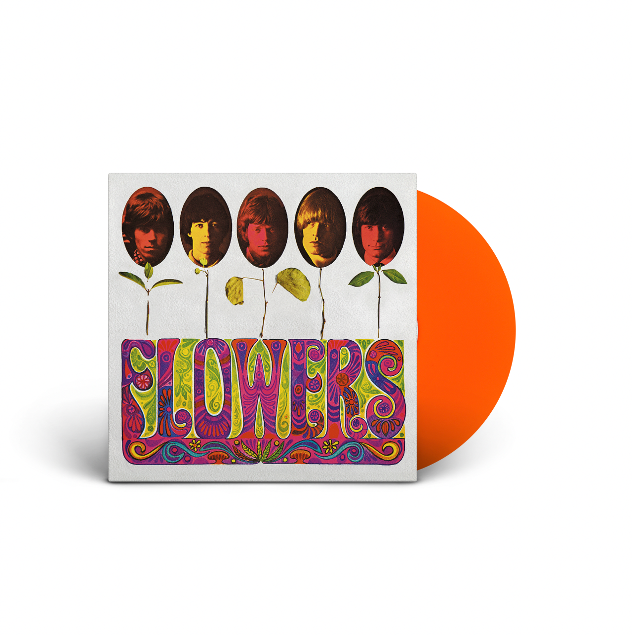 THE ROLLING STONES ‘FLOWERS’ LP (Limited Edition – Only 500 Made, Translucent Orange Vinyl)