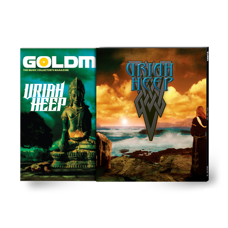 GOLDMINE MAGAZINE: URIAH HEEP – APRIL/MAY 2023 ALT COVER HAND-NUMBERED SLIPCASE + SIGNED PRINT